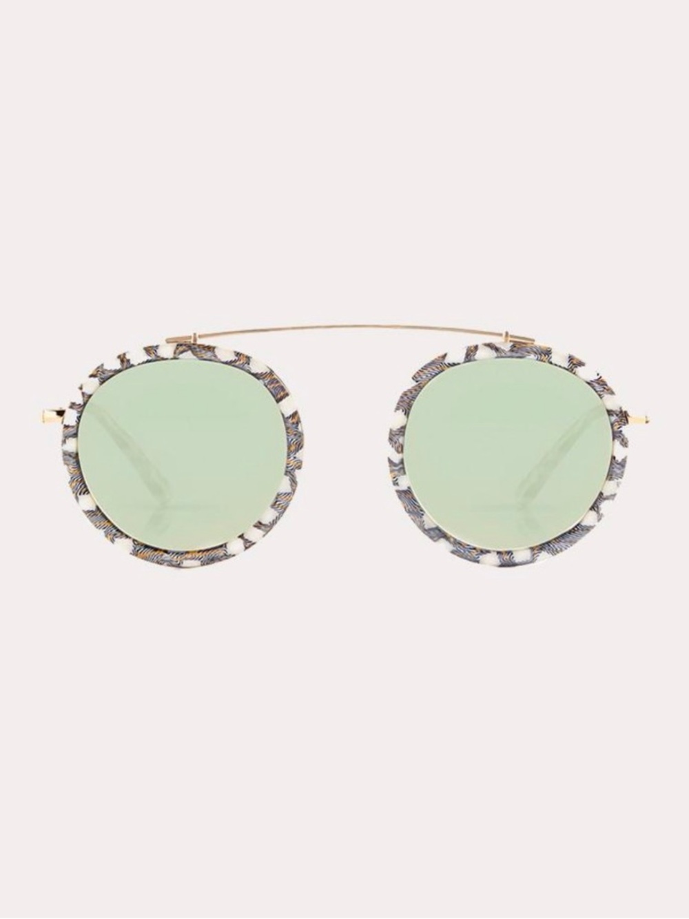 KREWE Conti Stella 24K Mirrored sunglasses